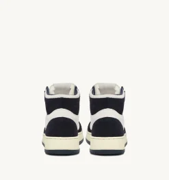 Sneakers Medalist Mid In Suede Beige E Blu