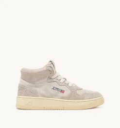 Sneakers Medalist Mid In Suede Hair Ecru