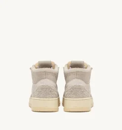 Sneakers Medalist Mid In Suede Hair Ecru