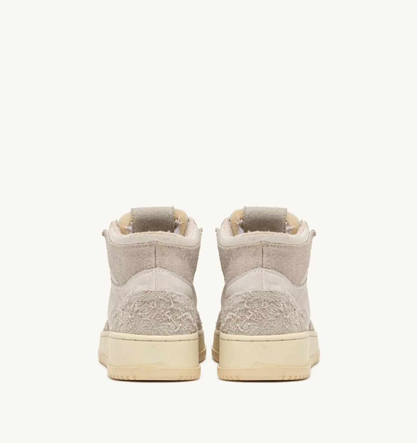 Sneakers Medalist Mid In Suede Hair Ecru