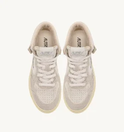 Sneakers Medalist Mid In Suede Hair Ecru