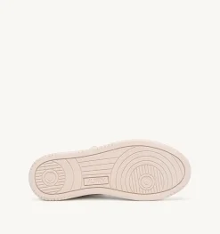 Sneakers Medalist Mid In Pelle Bianco Rosa