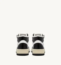 Sneakers Medalist Mid In Pelle Bicolore Bianco E Nero