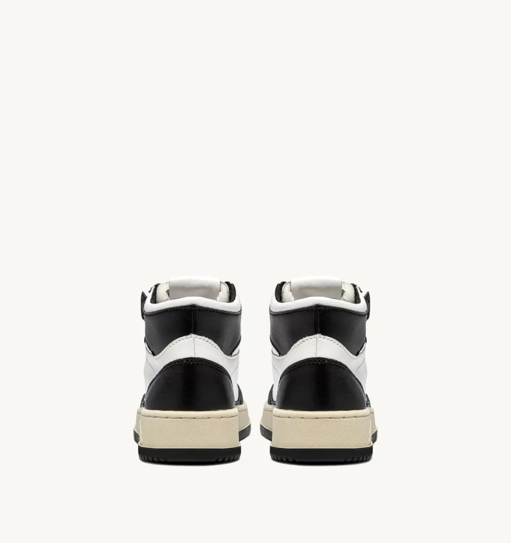 Sneakers Medalist Mid In Pelle Bicolore Bianco E Nero