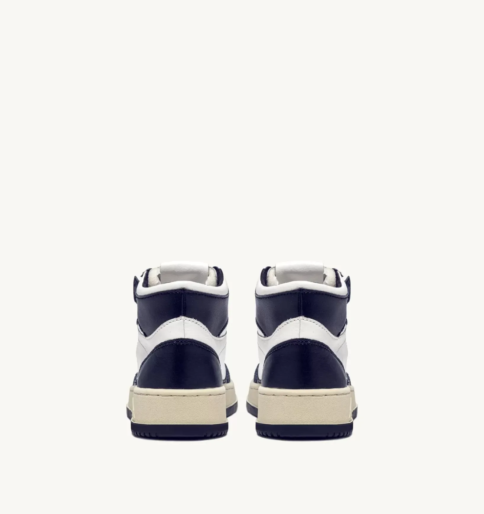 Sneakers Medalist Mid In Pelle Bianca E Blu
