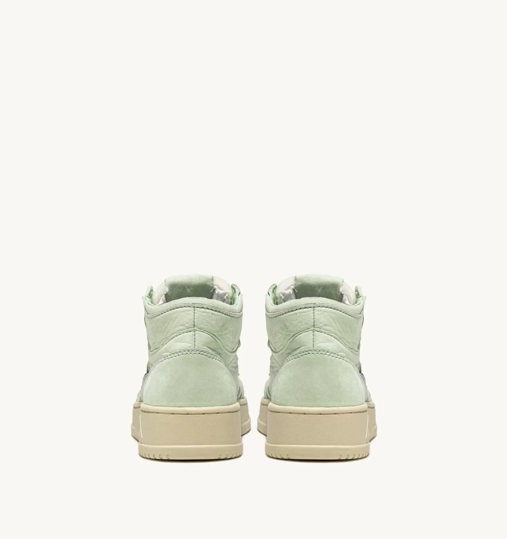 Sneakers Medalist Mid In Morbida Pelle Cel Green Di Capra
