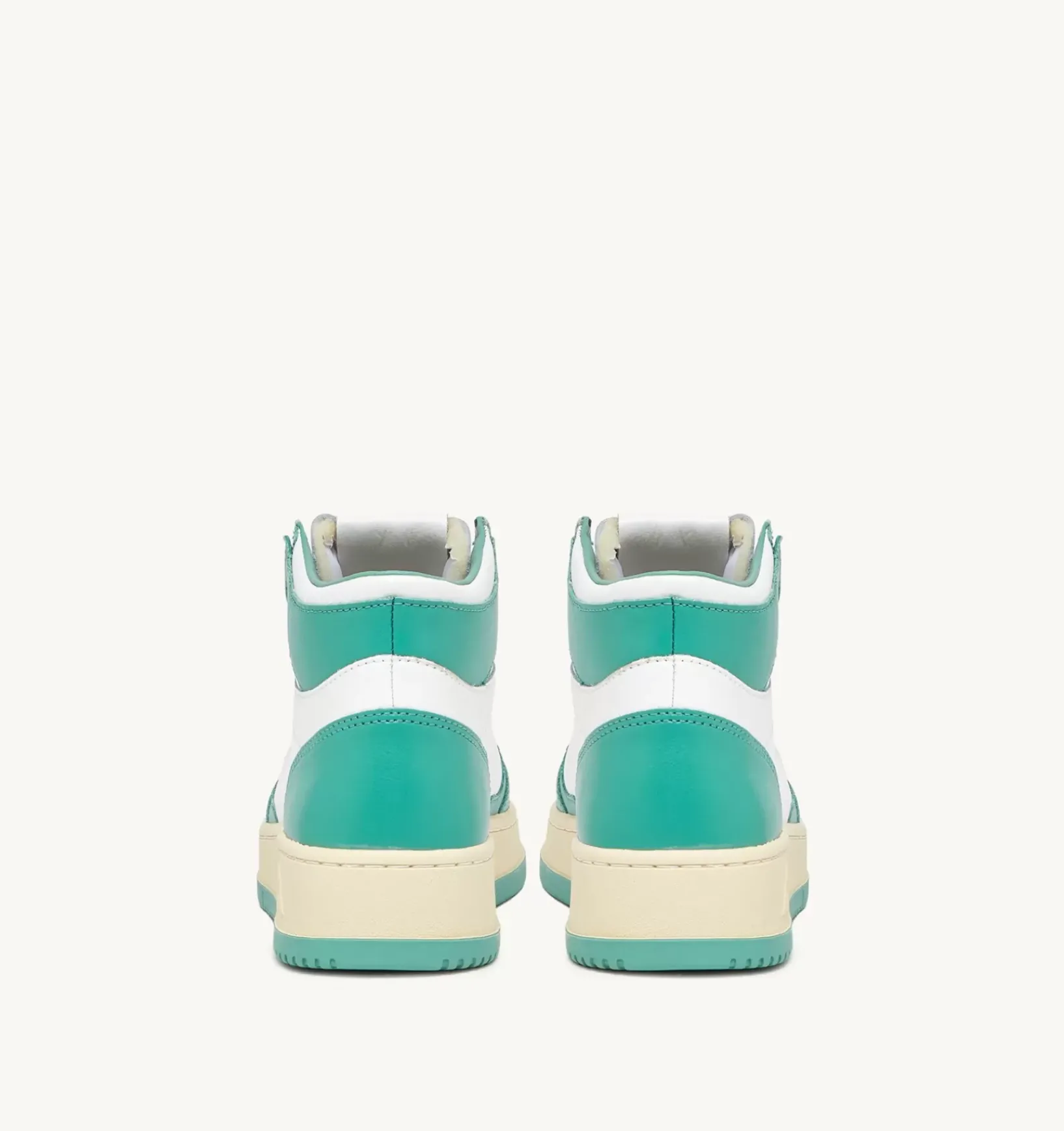 Sneakers Medalist Mid In Pelle Bianca E Verde