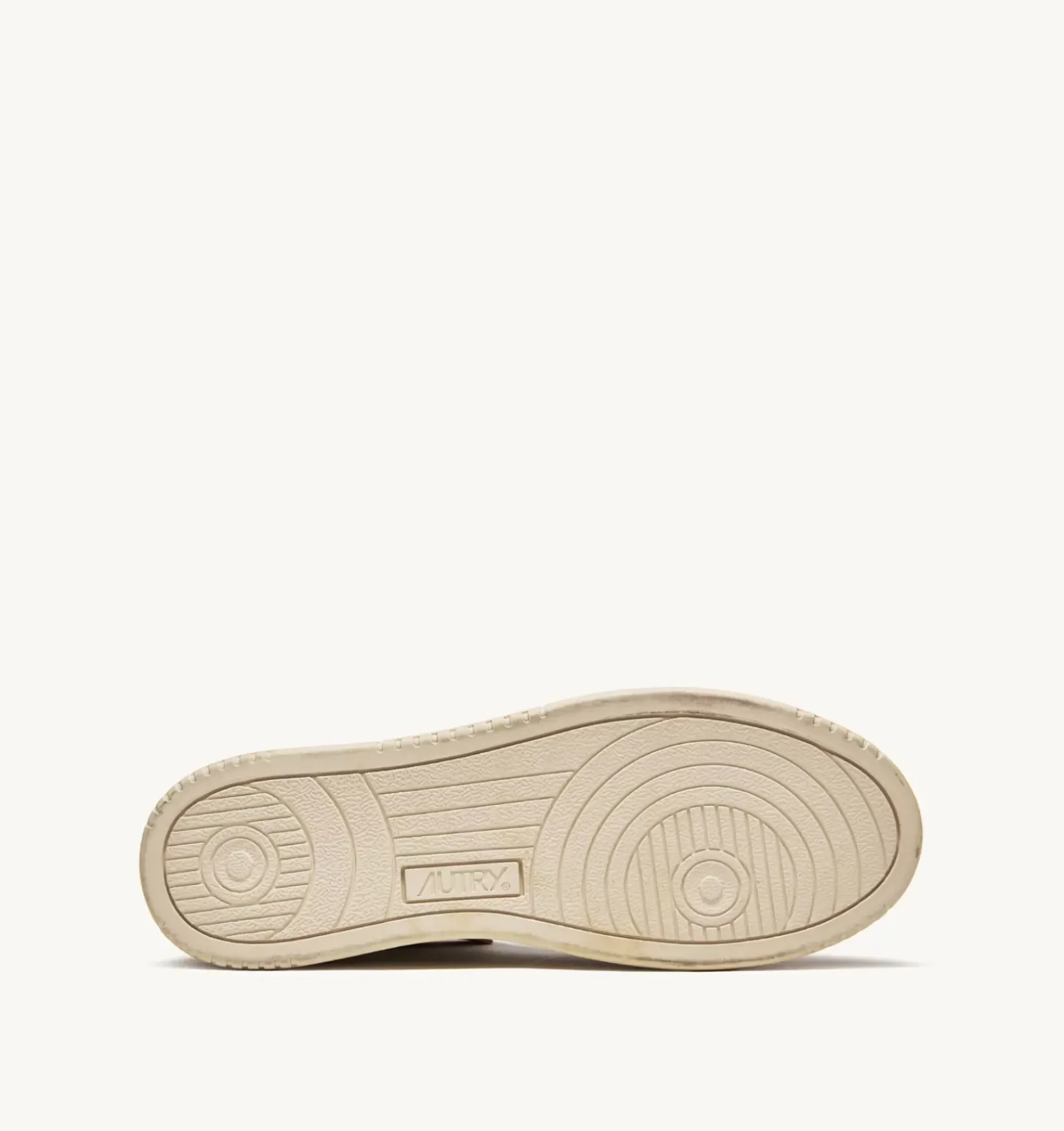 Sneakers Medalist Mid Super Vintage In Pelle Yellowing Bianco Arancio