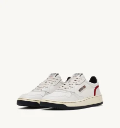 Sneakers Open Low In Pelle E Suede Capsule