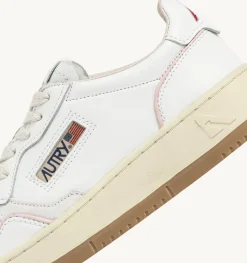 Sneakers Open Low In Pelle E Cordoncino Rosa