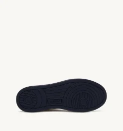 Sneakers Open Mid In Pelle E Suede Capsule