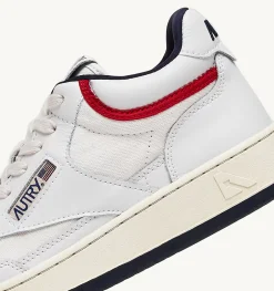 Sneakers Open Mid In Pelle E Suede Capsule