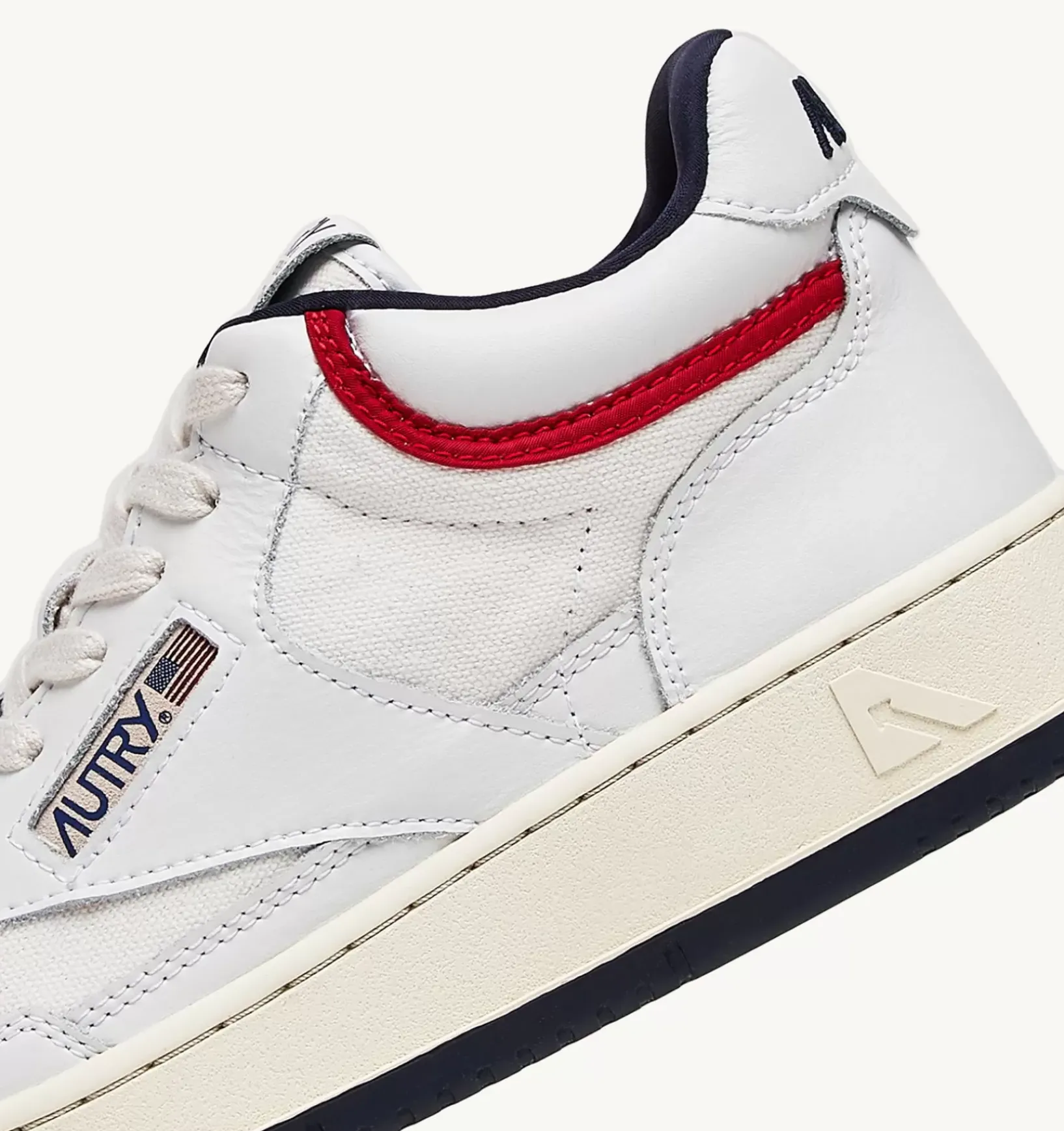 Sneakers Open Mid In Pelle E Suede Capsule