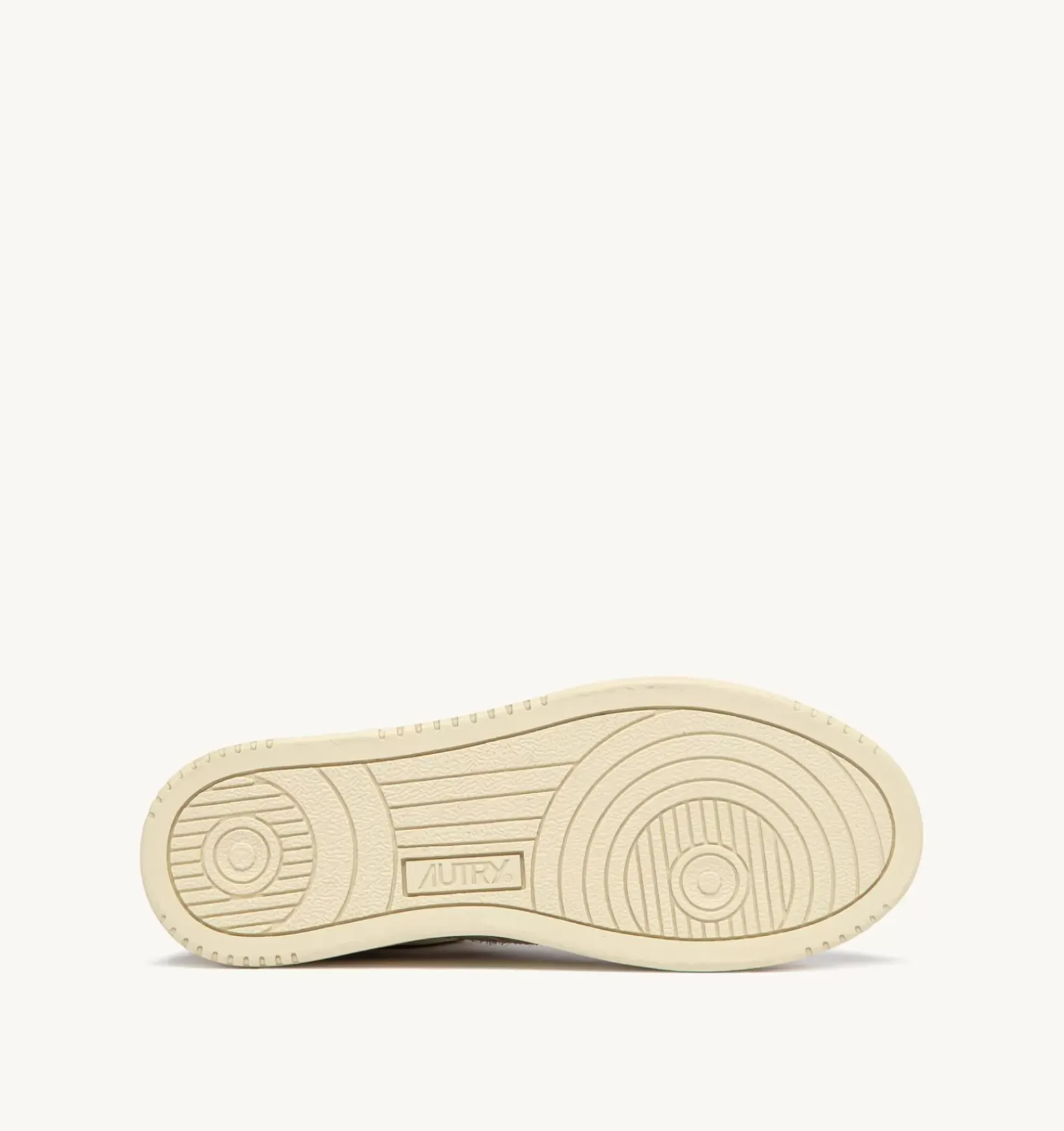 Sneakers Open Mid In Pelle Di Capra Mesh E Suede Colore Bianco Ecru E Beige