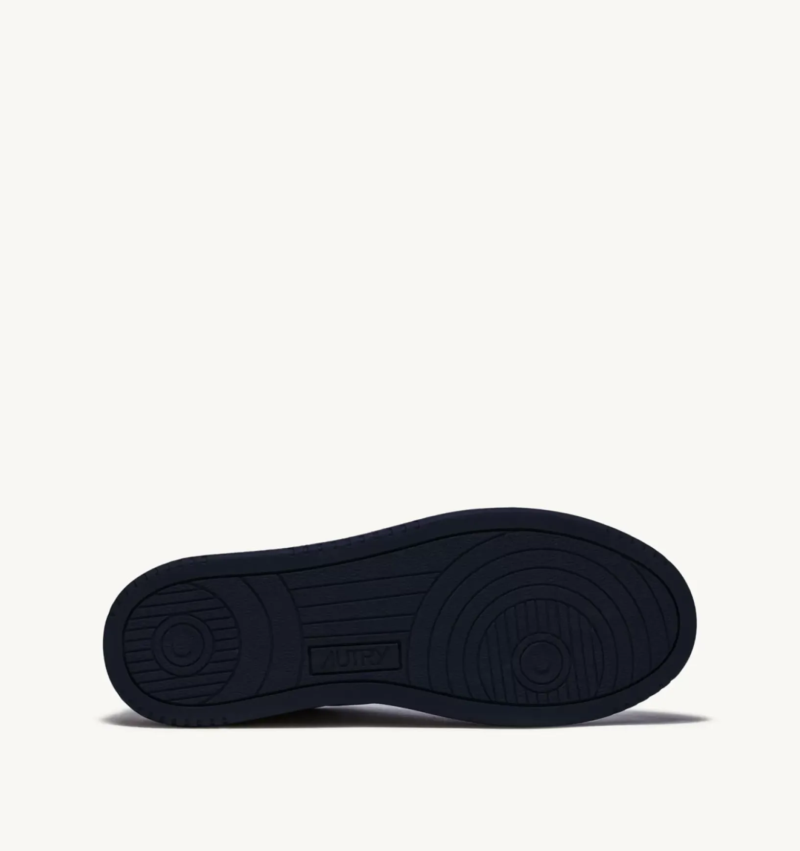Sneakers Open Mid In Pelle Bianco Blu
