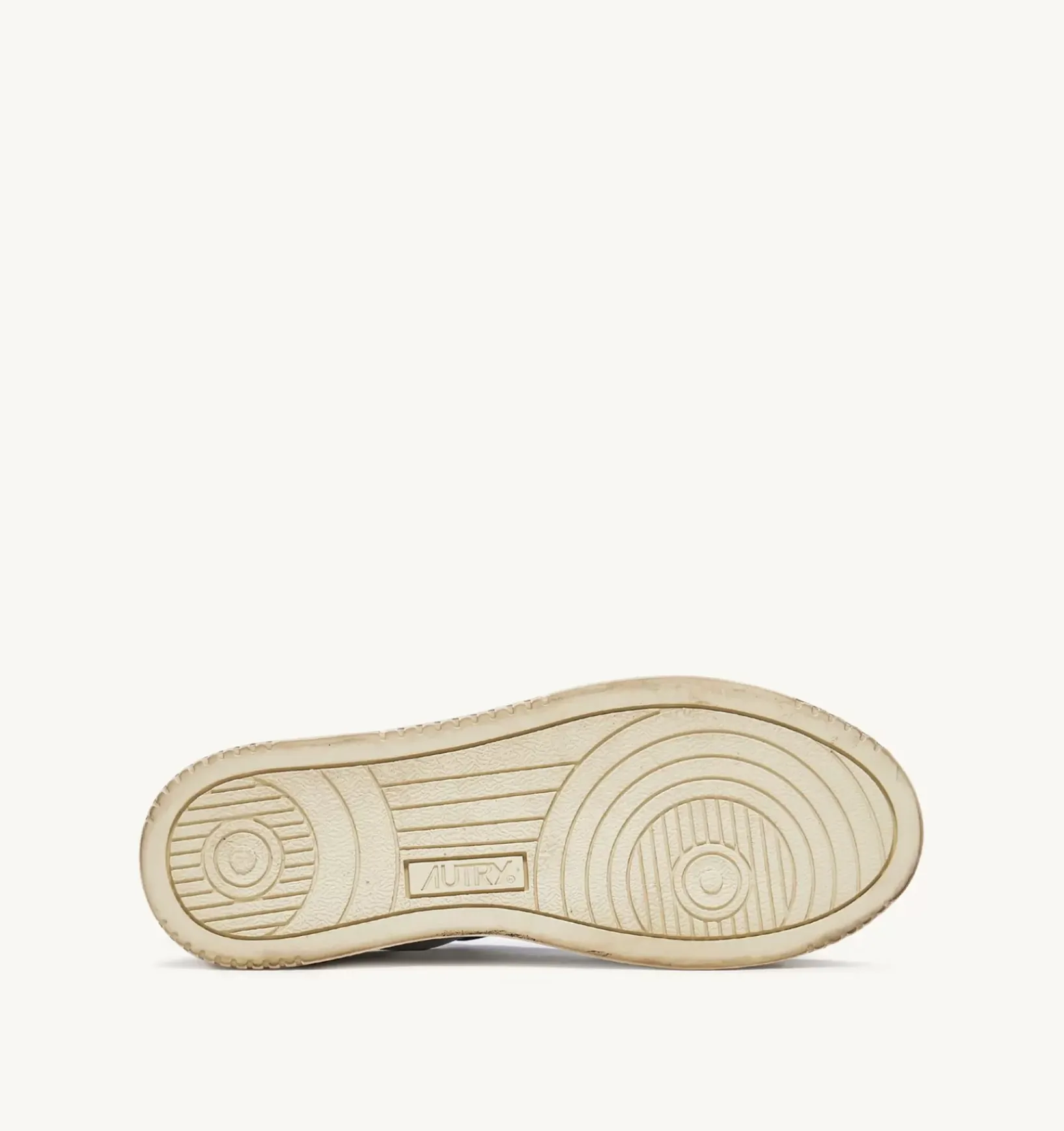 Sneakers Super Vintage Low In Pelle Bianco Blue E Nero