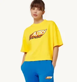 T-Shirt Aerobic Logo Giallo