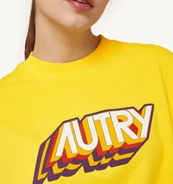 T-Shirt Aerobic Logo Giallo