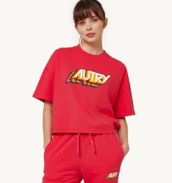 T-Shirt Aerobic Logo Rosso