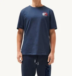 T-Shirt Girocollo Iconic Blu