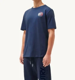 T-Shirt Girocollo Iconic Blu