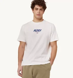 T-Shirt Girocollo Iconic Logo Bianco