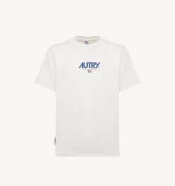 T-Shirt Girocollo Iconic Logo Bianco