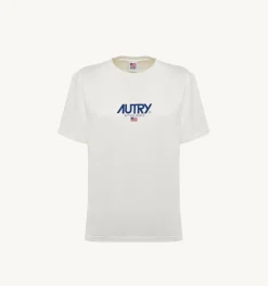 T-Shirt Girocollo Iconic Logo Bianco