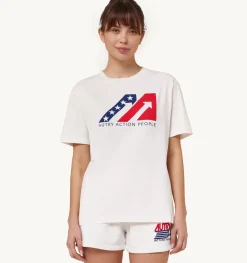 T-Shirt Girocollo Iconic Logo Bianco