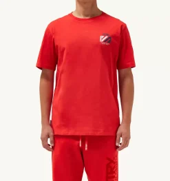 T-Shirt Girocollo Iconic Rosso