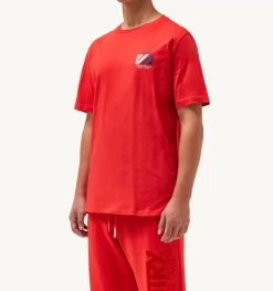 T-Shirt Girocollo Iconic Rosso