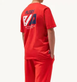 T-Shirt Girocollo Iconic Rosso