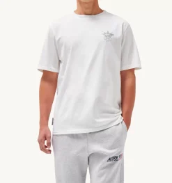 T-Shirt Girocollo Liberty Print Bianco