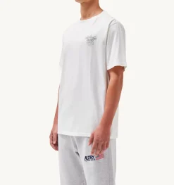 T-Shirt Girocollo Liberty Print Bianco