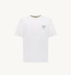 T-Shirt Girocollo Liberty Print Bianco