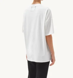 T-Shirt Girocollo Liberty Photo Bianco