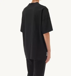 T-Shirt Girocollo Liberty Print Nero