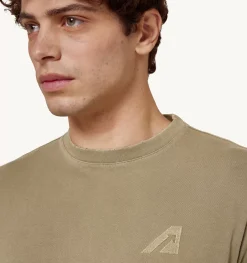 T-Shirt Girocollo Supervintage Verde