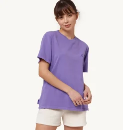 T-Shirt Girocollo Supervintage Viola