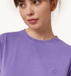 T-Shirt Girocollo Supervintage Viola