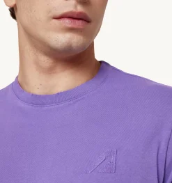 T-Shirt Girocollo Supervintage Viola