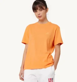 T-Shirt Girocollo Supervintage Arancio