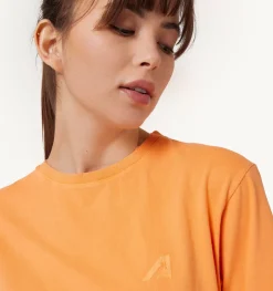 T-Shirt Girocollo Supervintage Arancio
