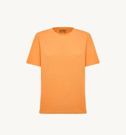 T-Shirt Girocollo Supervintage Arancio