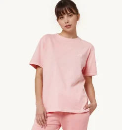 T-Shirt Girocollo Supervintage Rosa
