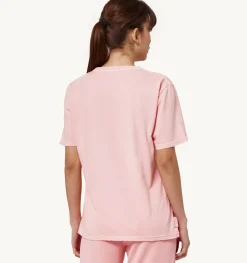 T-Shirt Girocollo Supervintage Rosa