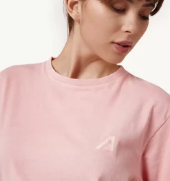 T-Shirt Girocollo Supervintage Rosa