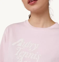 T-Shirt Girocollo Tennis Academy Rosa