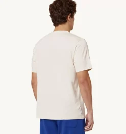 T-Shirt Girocollo Tennis Avorio