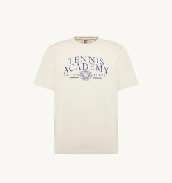 T-Shirt Girocollo Tennis Avorio